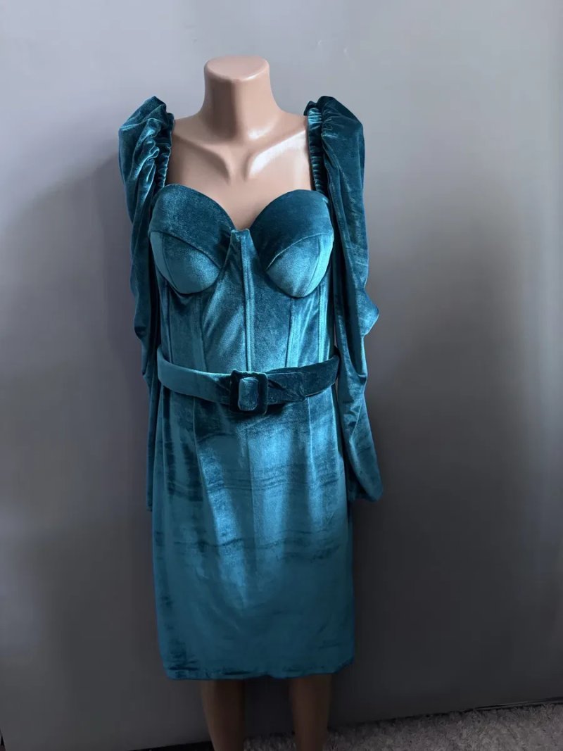 Оксамитова сукня revella — фото 6