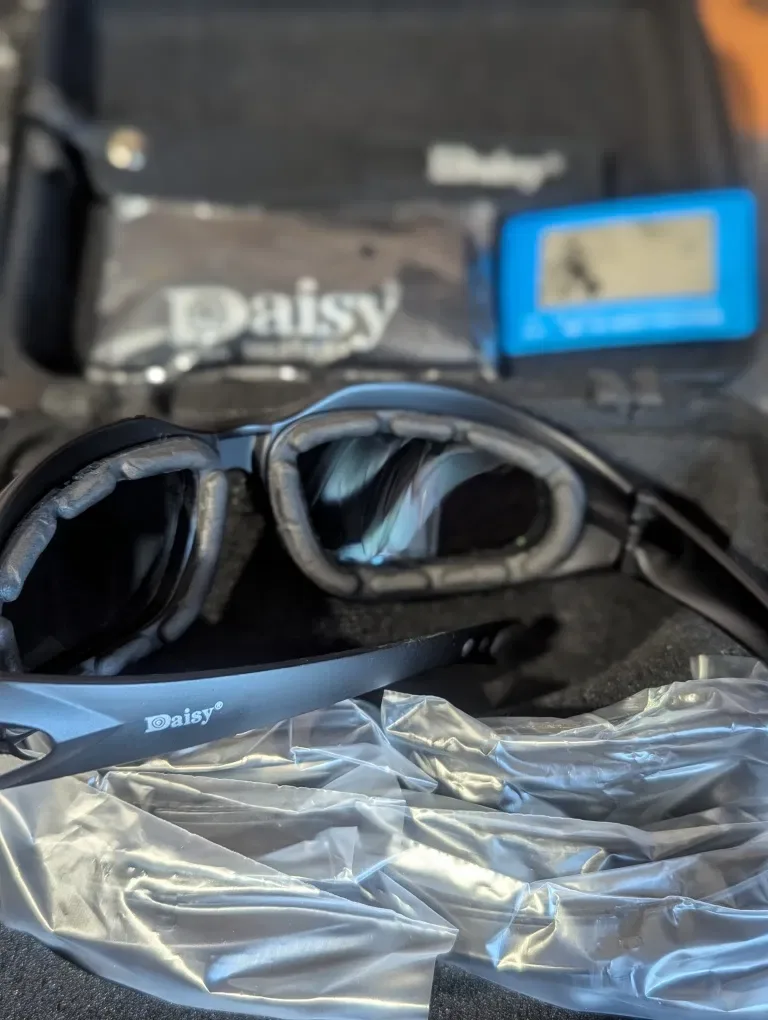Окуляри DAISY Polarized C5 тактичні військові захисні 4 линзи з поляризацией зі змінними лінзами в футлярі — фото 3