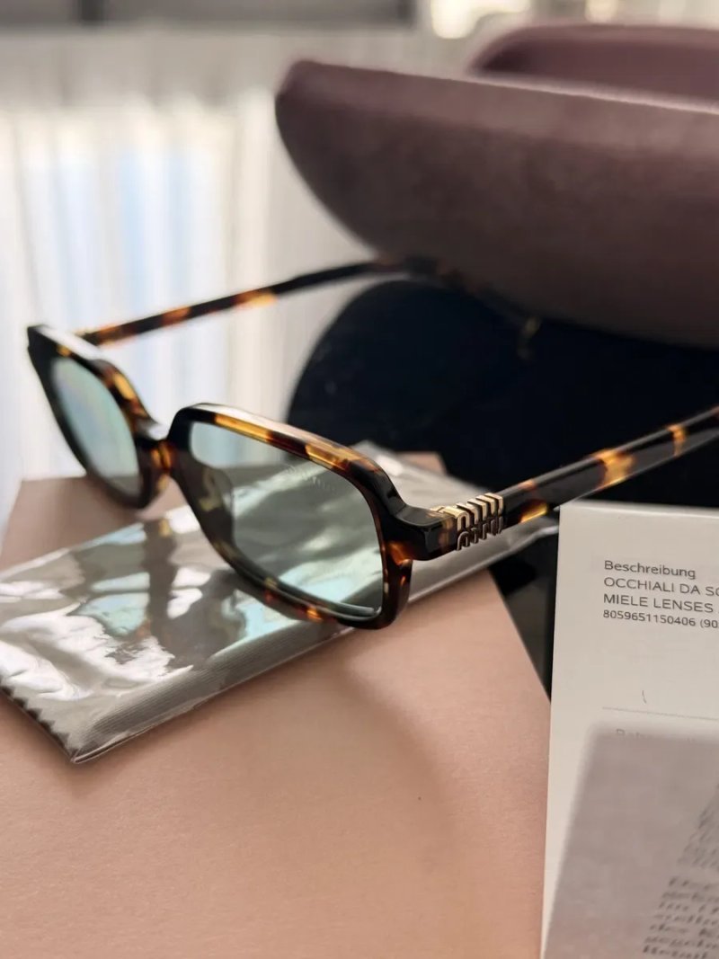 Окуляри miu miu оригінал  з зеленою лінзою — фото 5