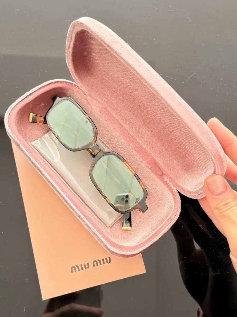 Окуляри miu miu оригінал  з зеленою лінзою — фото 6