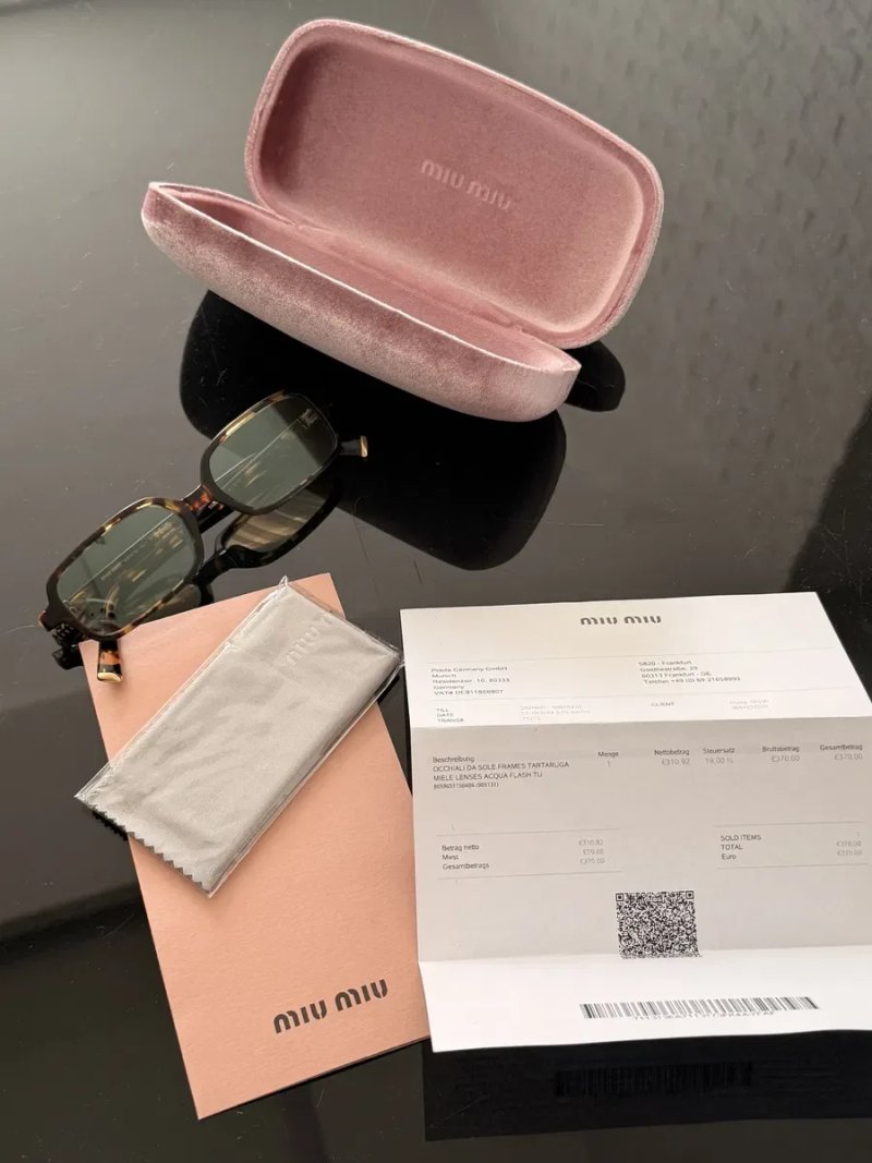 Окуляри miu miu оригінал  з зеленою лінзою — фото 7