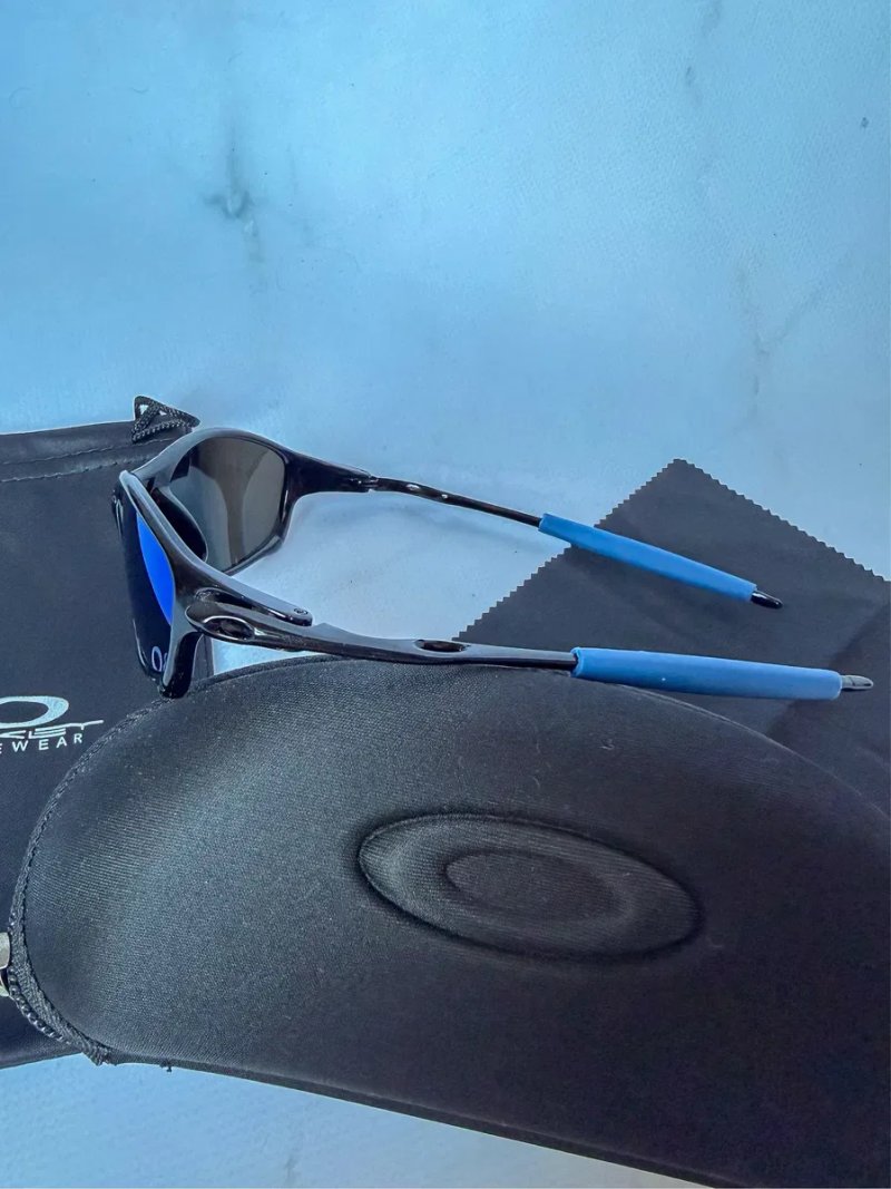 Окуляри Oakley Juliet сині / Очки Оаклей черные y2k / Glasses нові спортивні велосипедні — фото 3
