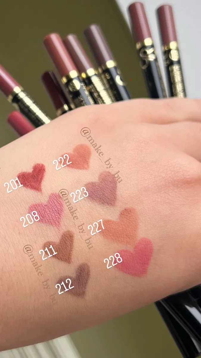 Олівці для губ Golden Rose lipliner (класична серія) — фото 2
