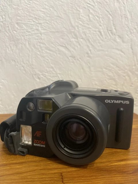 Olympus IZM 300 (AZ-300 Superzoom) | Колекційний стан | Рідкісна плівкова Bridge-камера з подвійною експозицією