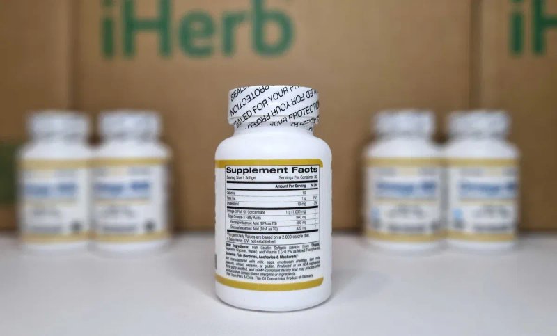 Омега 800 California Gold Nutrition. Концентрована Омега 3, 30 та 90шт — фото 6