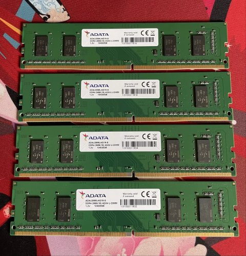 Оперативна пам'ять ADATA DDR4-2666 4gb x4. 16 GB ГАРАНТІЯ!