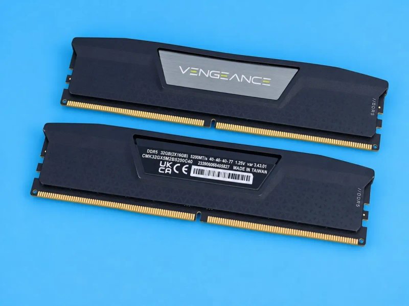 Оперативна пам'ять Corsair DDR5 32GB (2x16) 5200MHz VENGEANCE AMD EXPO (CMK32GX5M2B5200C40) Модуль пам'яті. Оперативная память Corsair DDR5 32GB(2x16) — фото 2