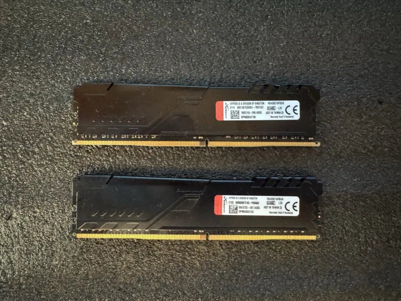 Оперативна память Kingston HyperX Fury DDR4-2666 в ідеальному стані, повністю перевірена — фото 2