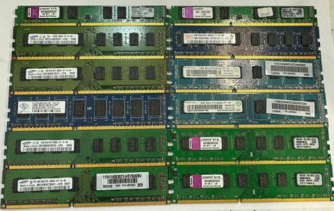 Оперативная память 2Gb DDR3 2R 1066 PC3 8500 ПК intel amd бу для ПК