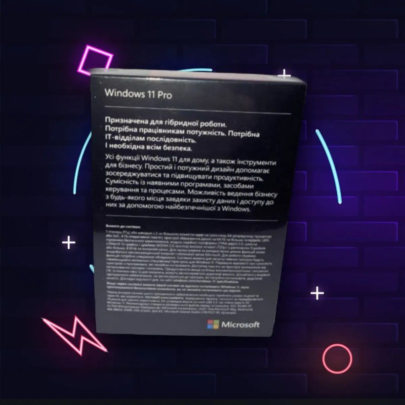 Операционная система Windows 11 Pro BOX FPP 64Bit Акція! ОПТ/Роздріб — фото 2