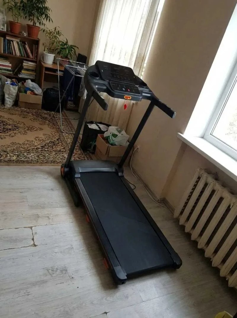 ‼️ОПЛАТА ЧАСТИНАМИ‼️ Бігова доріжка електрична складна для дому до 12 км/год з кутом нахилу — фото 3