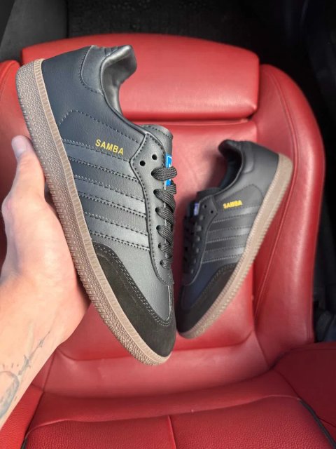 (ОПЛАТА ПІСЛЯ ОГЛЯДУ)Adidas Samba Black Brown Адідас Самба Коричнево-чорні
