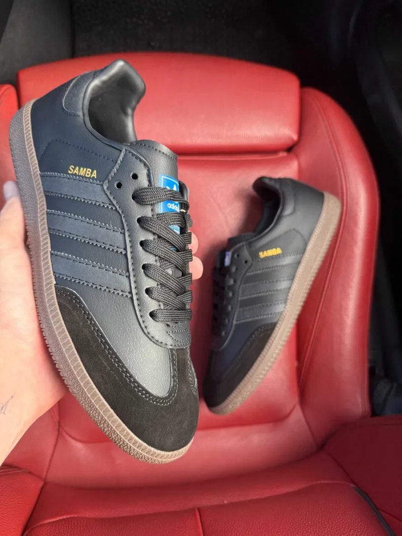 (ОПЛАТА ПІСЛЯ ОГЛЯДУ)Adidas Samba Black Brown Адідас Самба Коричнево-чорні — фото 2