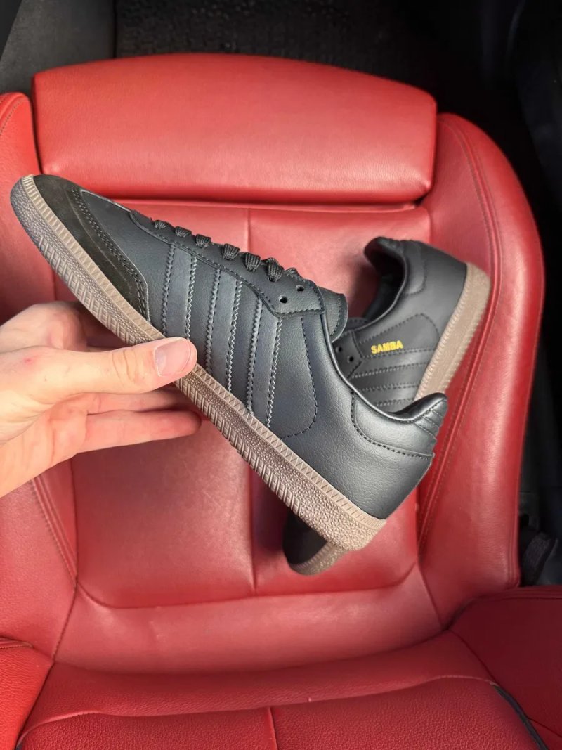 (ОПЛАТА ПІСЛЯ ОГЛЯДУ)Adidas Samba Black Brown Адідас Самба Коричнево-чорні — фото 4