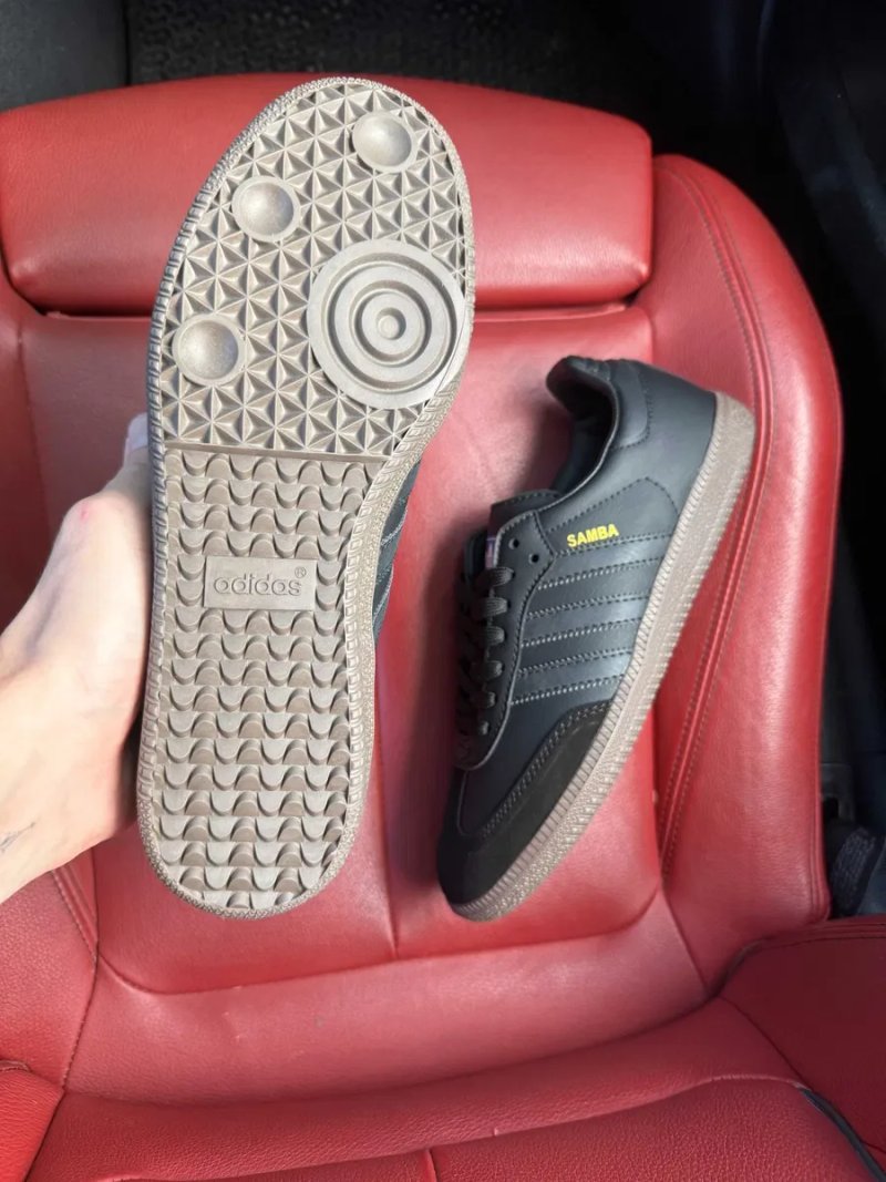 (ОПЛАТА ПІСЛЯ ОГЛЯДУ)Adidas Samba Black Brown Адідас Самба Коричнево-чорні — фото 6