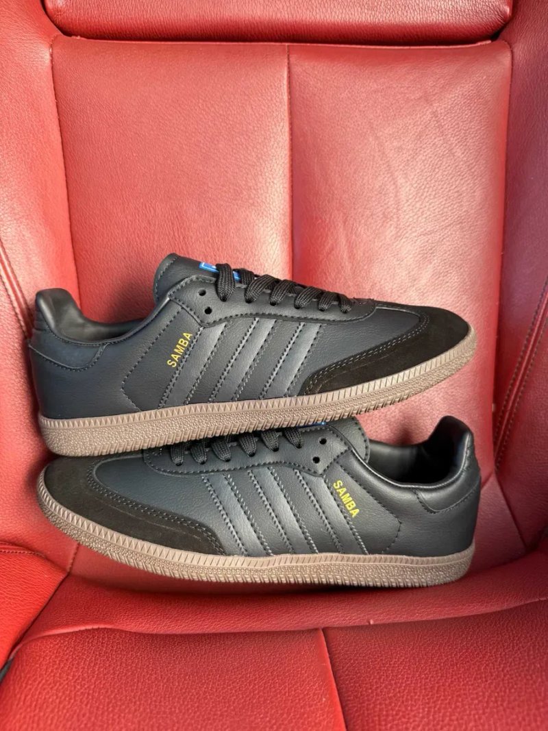 (ОПЛАТА ПІСЛЯ ОГЛЯДУ)Adidas Samba Black Brown Адідас Самба Коричнево-чорні — фото 8