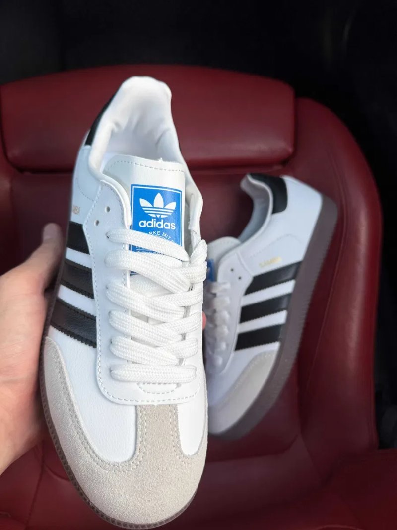 (ОПЛАТА ПІСЛЯ ОГЛЯДУ)Adidas Samba Black White Адідас Самба Чорно-білі — фото 3