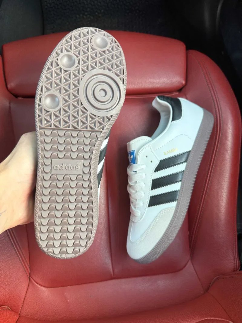 (ОПЛАТА ПІСЛЯ ОГЛЯДУ)Adidas Samba Black White Адідас Самба Чорно-білі — фото 6