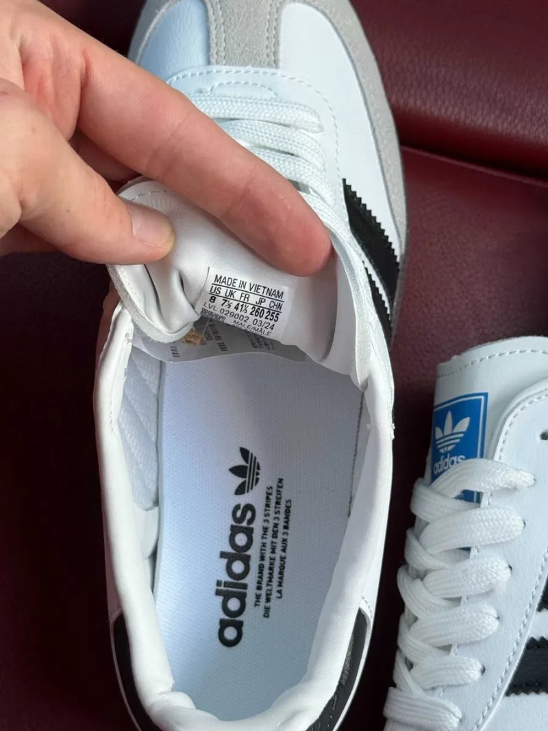 (ОПЛАТА ПІСЛЯ ОГЛЯДУ)Adidas Samba Black White Адідас Самба Чорно-білі — фото 7