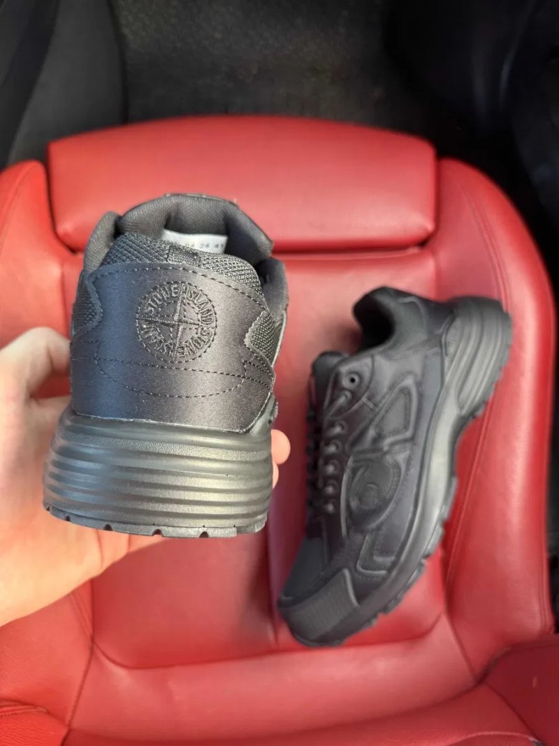 (ОПЛАТА ПІСЛЯ ОГЛЯДУ)Dior B30 x Stone Island All Black Діор Б30 х Стон Айленд Чорні — фото 4