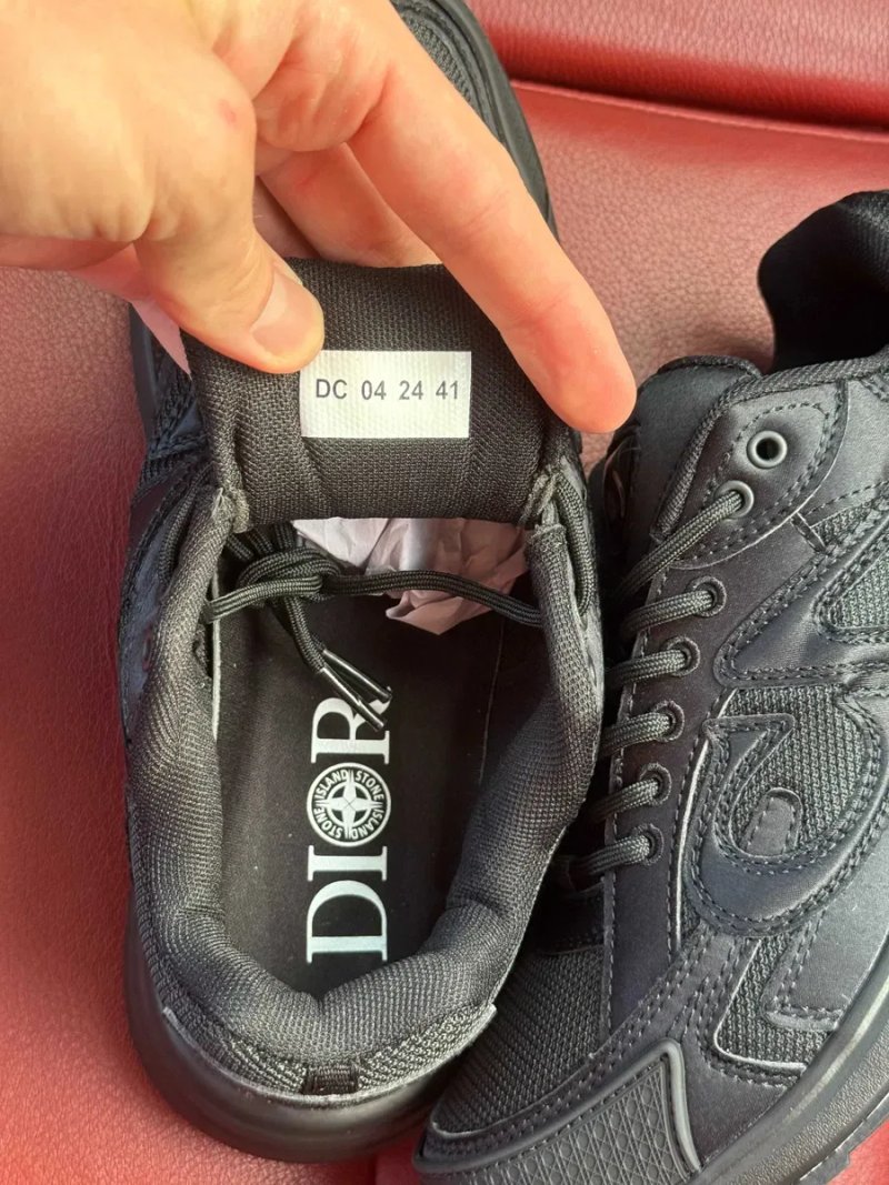 (ОПЛАТА ПІСЛЯ ОГЛЯДУ)Dior B30 x Stone Island All Black Діор Б30 х Стон Айленд Чорні — фото 6