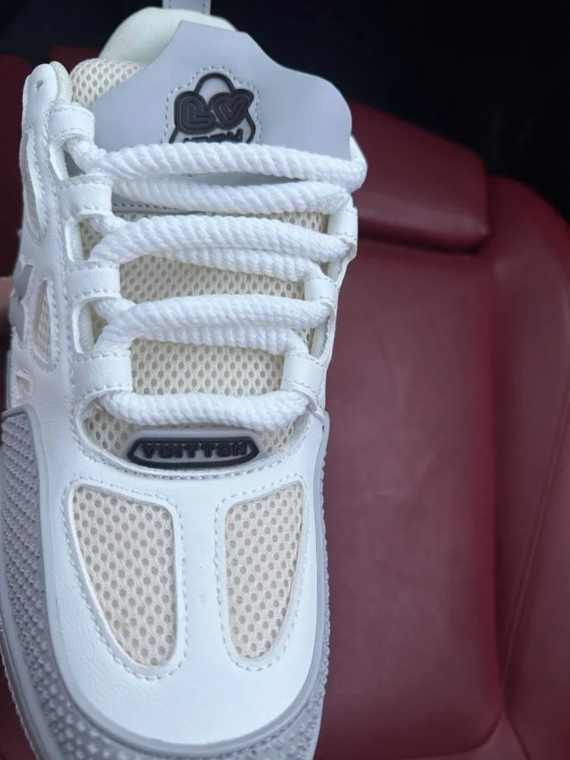 (ОПЛАТА ПІСЛЯ ОГЛЯДУ)Louis Vuitton Skate White Grey Луї Вітони Скейт — фото 4