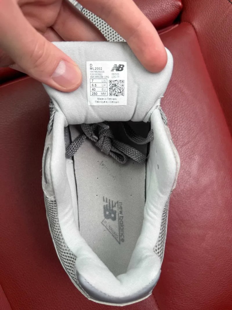(ОПЛАТА ПІСЛЯ ОГЛЯДУ)New Balance 2002R Grey White Нью Беленс 2002Р Біло-сірі — фото 8