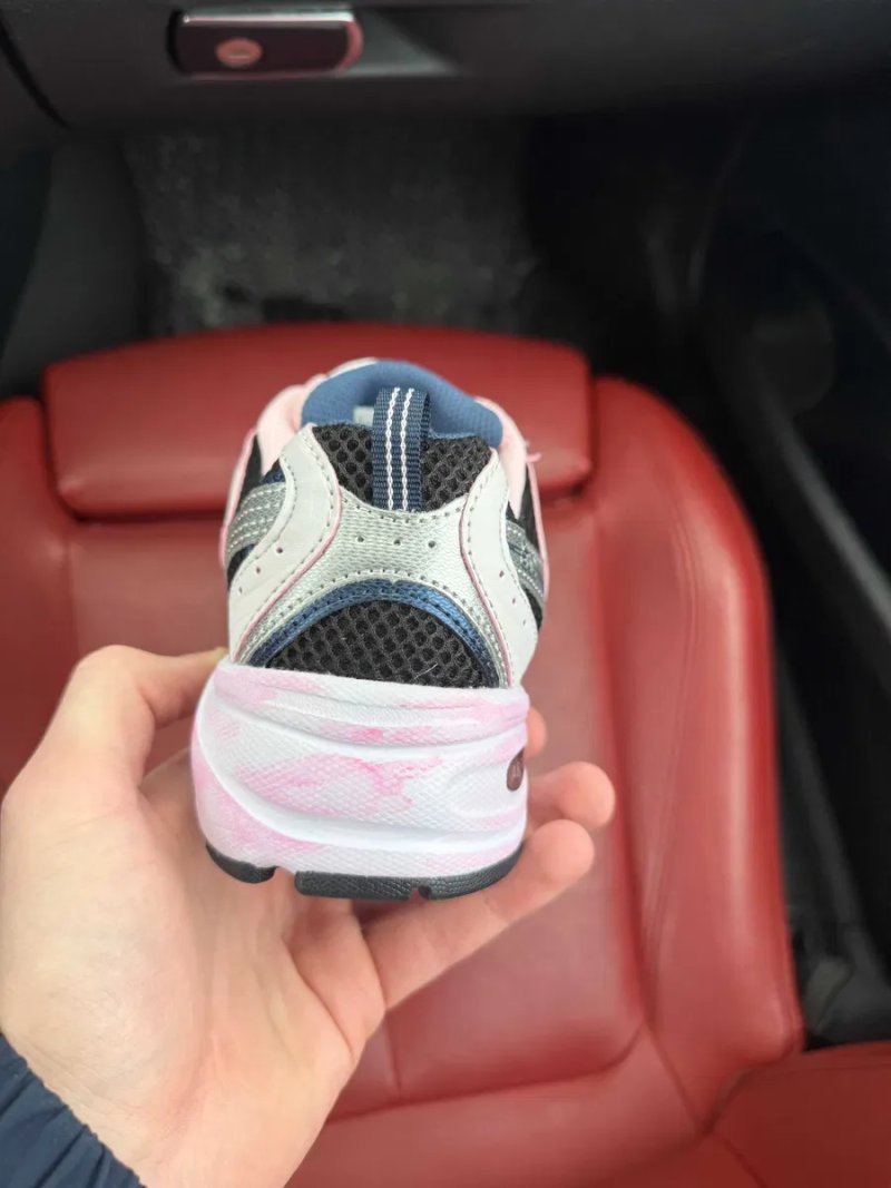 (ОПЛАТА ПІСЛЯ ОГЛЯДУ)New Balance 530 Custom White Black Pink — фото 5