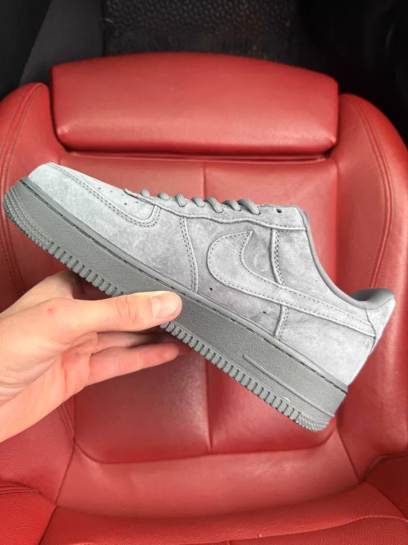 (ОПЛАТА ПІСЛЯ ОГЛЯДУ)Nike Air Force 1 Low x Supreme Grey Найк Аір Форс 1 Лоу х Супрім Сірі — фото 5