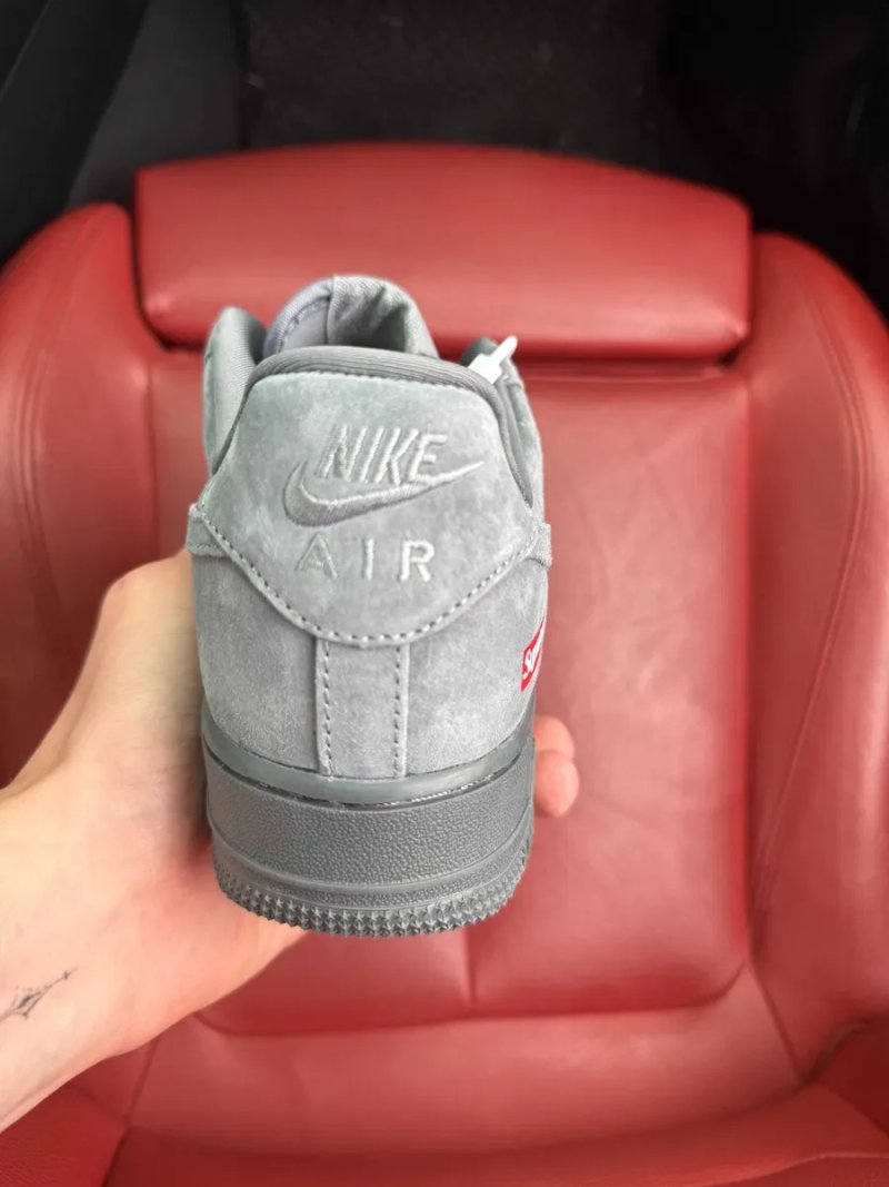 (ОПЛАТА ПІСЛЯ ОГЛЯДУ)Nike Air Force 1 Low x Supreme Grey Найк Аір Форс 1 Лоу х Супрім Сірі — фото 6