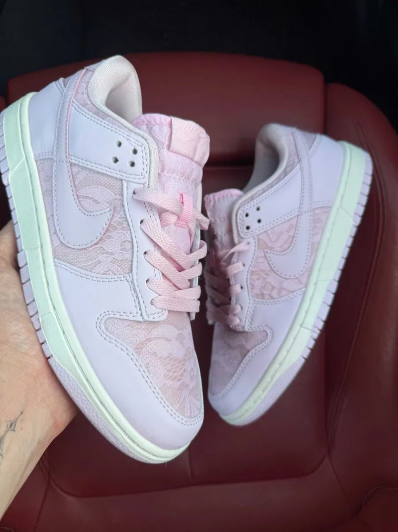 (ОПЛАТА ПІСЛЯ ОГЛЯДУ)Nike SB Dunk Low Lace Pack Regal Pink Найк СБ Данк Лов Лейс Пак Регал Рожеві — фото 2