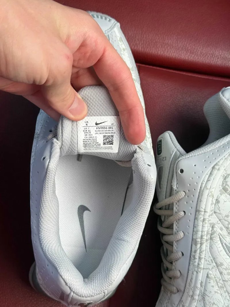 (ОПЛАТА ПІСЛЯ ОГЛЯДУ)Nike Shox R4 Flat Pewter Floral Beige Найк Шокс Р4 Флет Пеутер Флорал Бежеві — фото 7