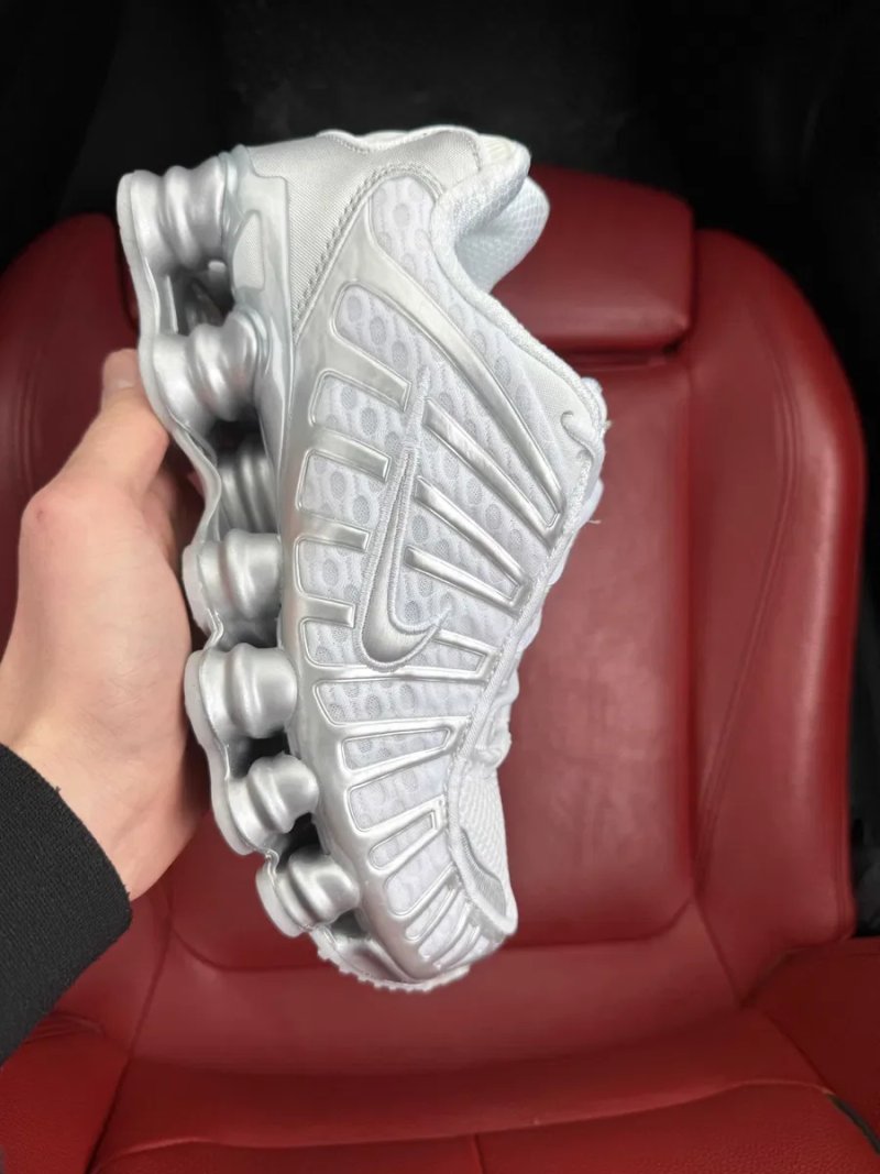 (ОПЛАТА ПІСЛЯ ОГЛЯДУ)Nike Shox TL Metallic Silver Найк Шокс ТЛ Срібні — фото 2