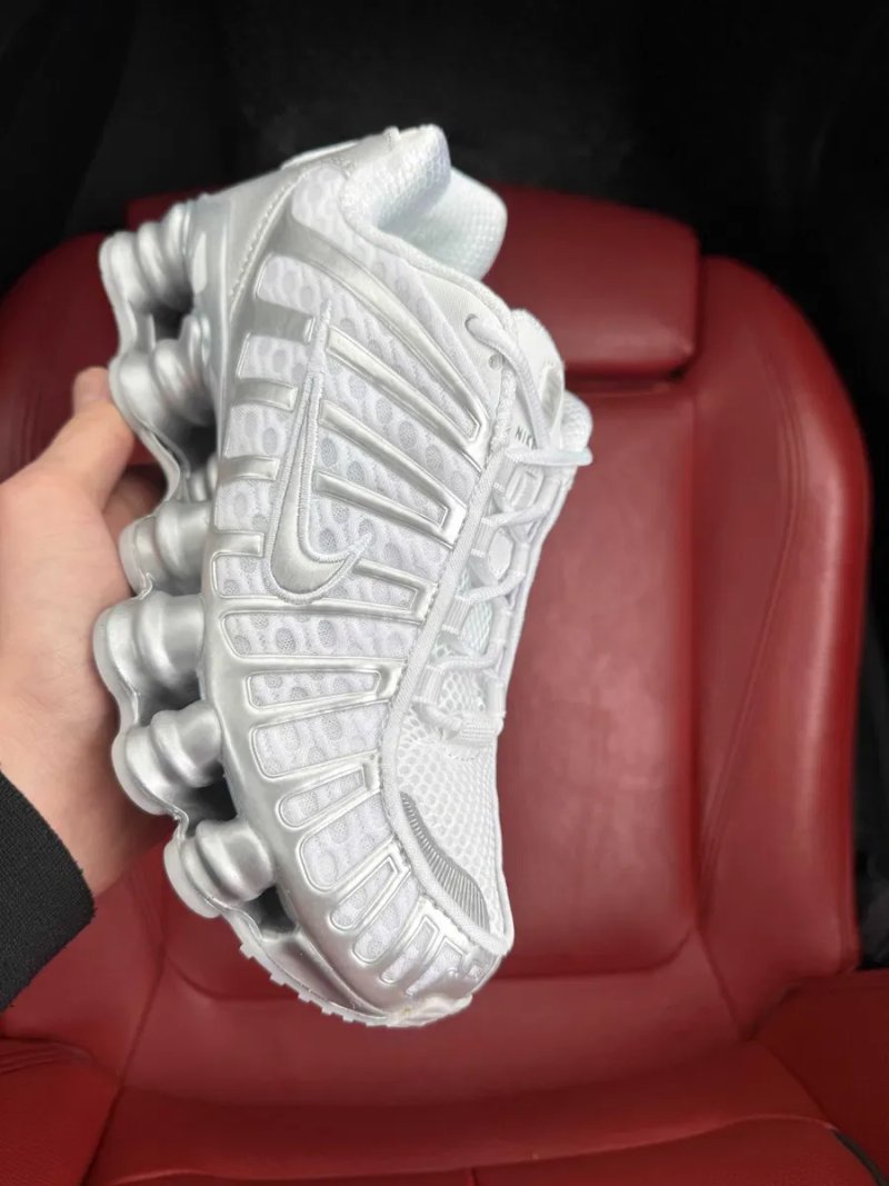 (ОПЛАТА ПІСЛЯ ОГЛЯДУ)Nike Shox TL Metallic Silver Найк Шокс ТЛ Срібні — фото 3
