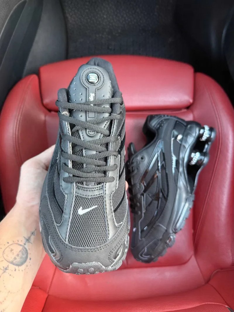 (ОПЛАТА ПІСЛЯ ОГЛЯДУ)Nike x Supreme Shox Ride 2 All Black Найк х Супрім Шокс Райд 2 Чорні — фото 3