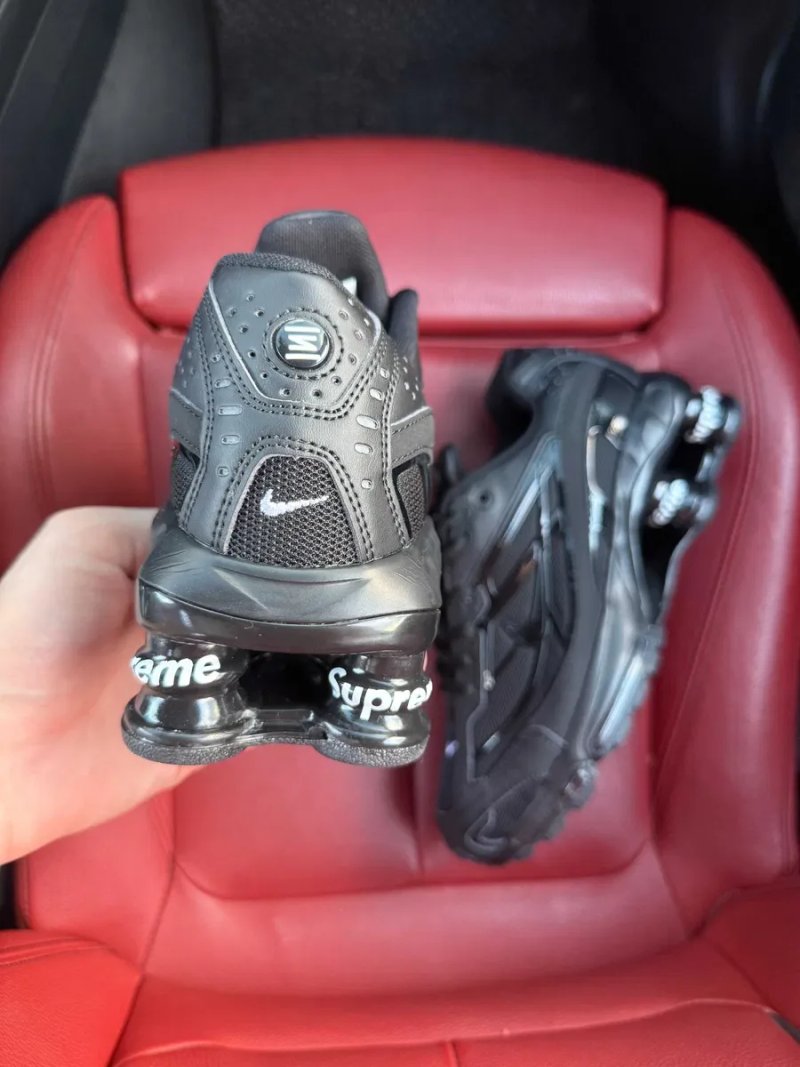 (ОПЛАТА ПІСЛЯ ОГЛЯДУ)Nike x Supreme Shox Ride 2 All Black Найк х Супрім Шокс Райд 2 Чорні — фото 5