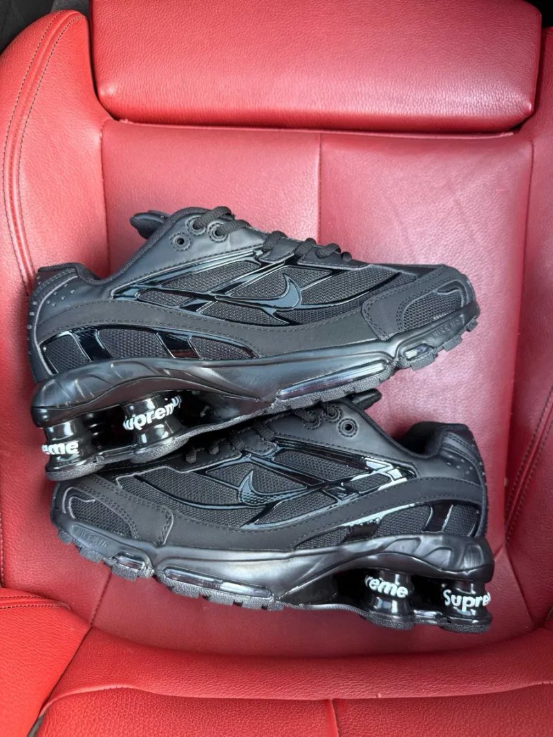 (ОПЛАТА ПІСЛЯ ОГЛЯДУ)Nike x Supreme Shox Ride 2 All Black Найк х Супрім Шокс Райд 2 Чорні — фото 8