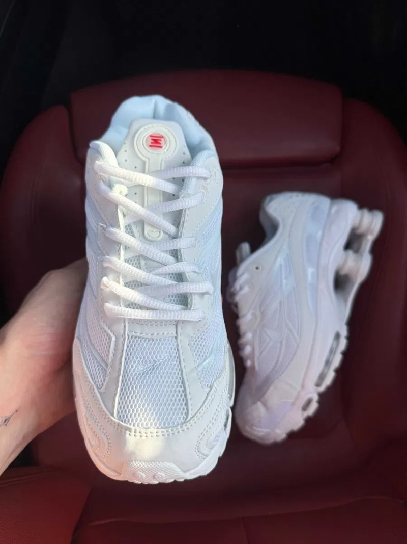 (ОПЛАТА ПІСЛЯ ОГЛЯДУ)Nike x Supreme Shox Ride 2 White Grey Beige Найк х Супрім Райд 2 Біло-сіро-бежеві — фото 3