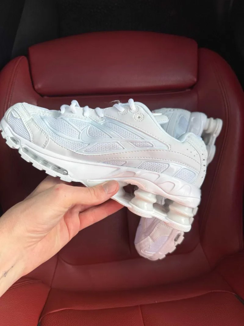 (ОПЛАТА ПІСЛЯ ОГЛЯДУ)Nike x Supreme Shox Ride 2 White Grey Beige Найк х Супрім Райд 2 Біло-сіро-бежеві — фото 4
