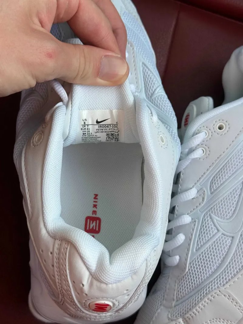 (ОПЛАТА ПІСЛЯ ОГЛЯДУ)Nike x Supreme Shox Ride 2 White Grey Beige Найк х Супрім Райд 2 Біло-сіро-бежеві — фото 7