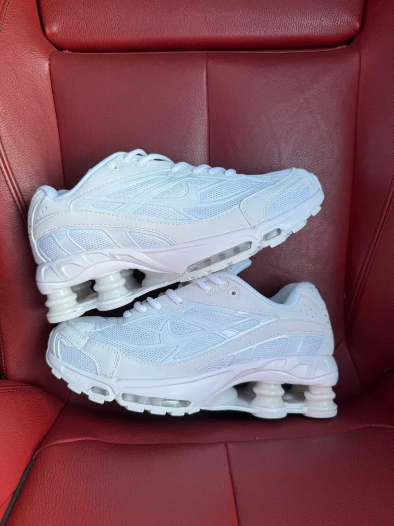 (ОПЛАТА ПІСЛЯ ОГЛЯДУ)Nike x Supreme Shox Ride 2 White Grey Beige Найк х Супрім Райд 2 Біло-сіро-бежеві — фото 8