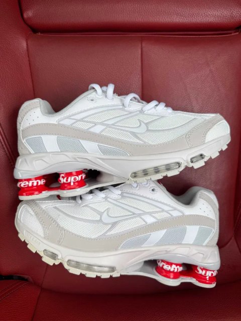 (ОПЛАТА ПІСЛЯ ОГЛЯДУ)Nike x Supreme Shox Ride 2 White Найк х Супрім