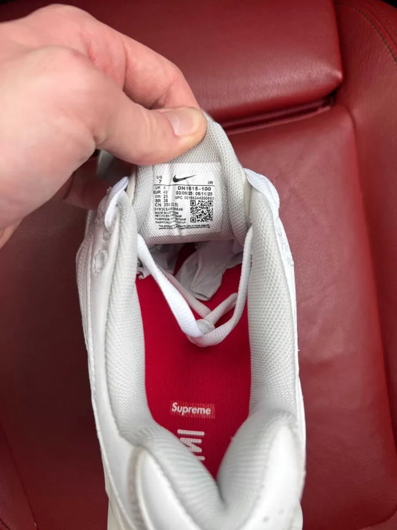 (ОПЛАТА ПІСЛЯ ОГЛЯДУ)Nike x Supreme Shox Ride 2 White Найк х Супрім — фото 7