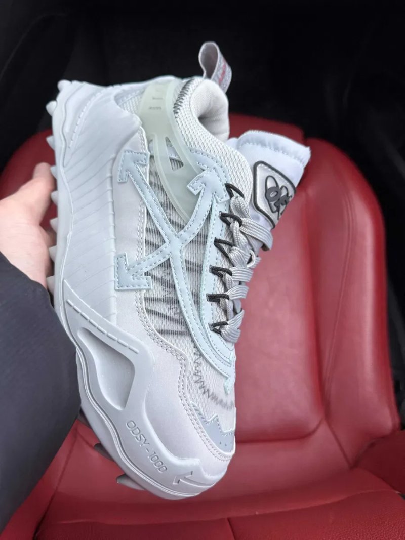 (ОПЛАТА ПІСЛЯ ОГЛЯДУ)Off White Odsy 1000 Grey Офф Вайт Одсі — фото 3