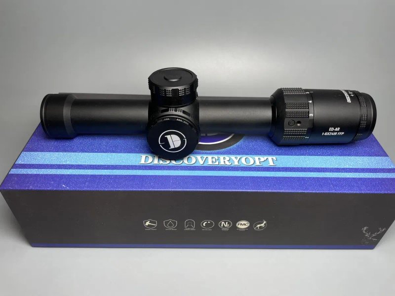 Оптический прицел Discovery ED-AR 1-6x24 FFP Загонник оптичний приціл — фото 2