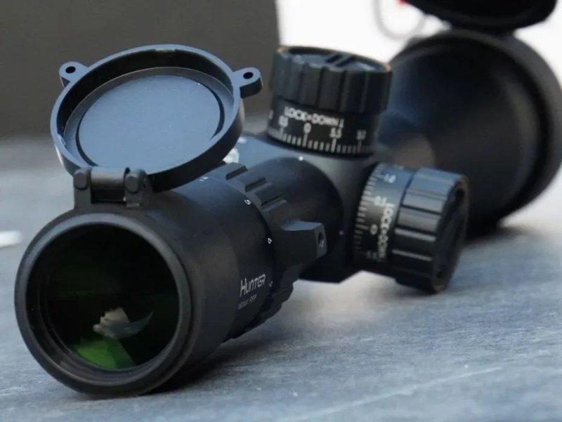 Оптический прицел WestHunter HD 4-16X44 FFP с боковым колесом — фото 6
