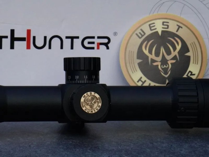 Оптический прицел WestHunter HD 4-16X44 FFP с боковым колесом — фото 7