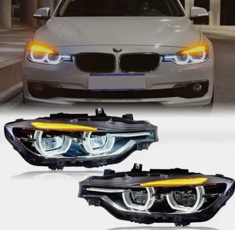 Оптика BMW LED F30 бмв ф30 лед фары фари артикул 1238