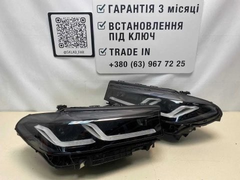 Оптика фара фари BMW 5 G30 F90 LCI shadow adaptive led рест бу оригінал обмін trade in