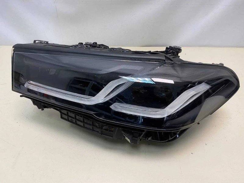 Оптика фара фари BMW 5 G30 F90 LCI shadow adaptive led рест бу оригінал обмін trade in — фото 2